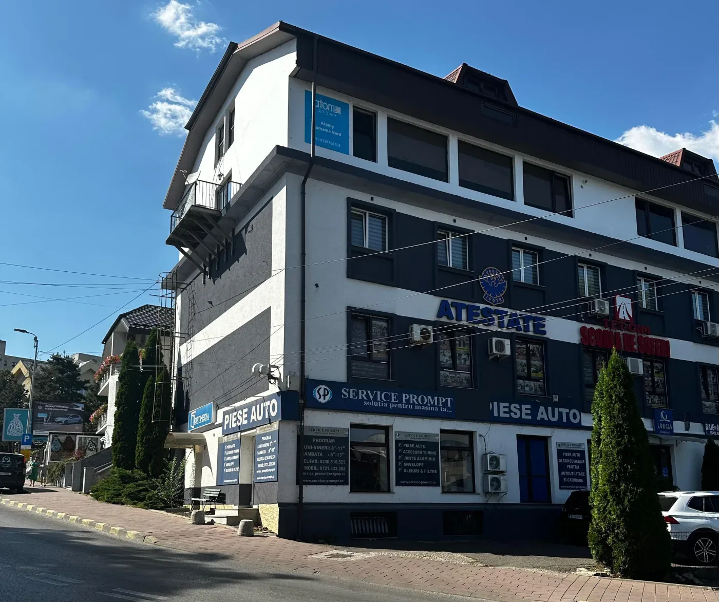 Magazinul de piese auto Service Prompt din Suceava, pe Str. Mihai Eminescu nr. 16